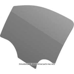 Front left door glass Buick Encore 13-19