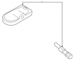 Wheel pressure sensor Mazda3 MPS 09-13
