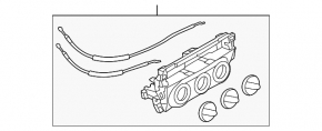 Climate control Mazda 3 14-16 BM dorest manual, scratch