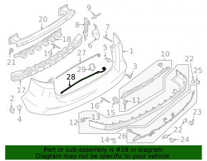 Lower motion sensor Ford C-max MK2 13-18