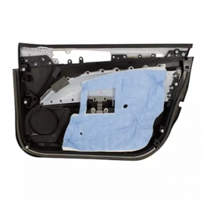 Door trim card front left Ford Fusion mk5 13-16 black with black insert leather, armrest leather, molding under the tree, scratch, scuff, abrasions