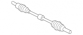 Drive half shaft front right Mazda6 09-13 2.5