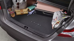 Trunk mat (fabric) Toyota Camry 18-24 black