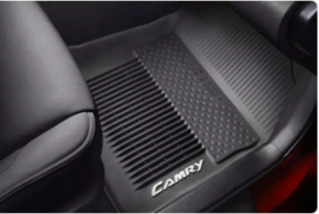 Set of floor mats, rubber, Toyota Camry v55 15-17 usa, black