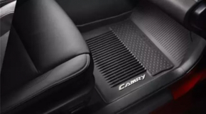 Set of floor mats, rubber, Toyota Camry v55 15-17 usa, black