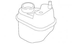BMW F30 17-18 B46 small coolant expansion tank without cap