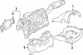 Steering column lock Volkswagen ID.4 21-23