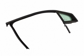 Upper door molding front right Chevrolet Cruze 16- with glass seal and window