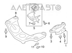 Front left caliper Nissan Murano z50 03-08