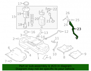 Subaru Impreza 17-23 GK Fuel Filler Neck