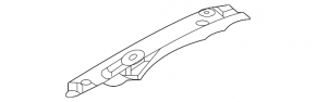 Left fender apron outer panel for Toyota BZ4X 23-25