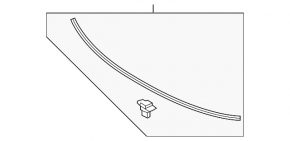 Mitsubishi Outlander 2007-2013 Windscreen Wiper Seal