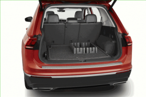 Trunk mat VW Tiguan 18-24 cloth black, for 2 rows