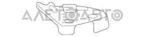 Front left door casing seal front Toyota Highlander 20-