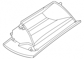 Glove box, glove compartment Nissan Sentra 20-24 black
