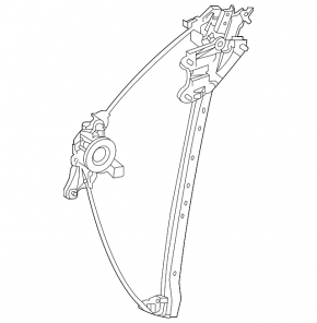 Window lifter with motor front left Toyota Sienna 21-25