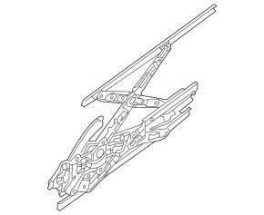 Window lift mechanism rear left Nissan Altima 13-18