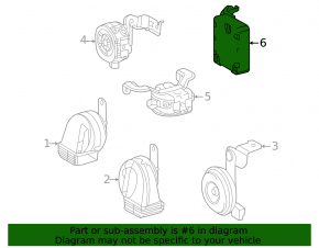 COLLISION AVOIDANCE COMPUTER SAFETY MODULE Toyota Sienna 21-25