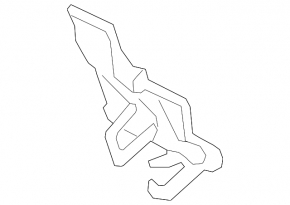 Bonnet hook Audi Q5 8R 09-17