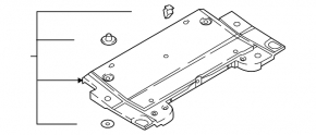 Trunk lid for tool box Audi A4 B9 17-25