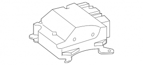 Mercedes W213 E 17-23 SRS Airbag Computer Module
