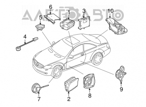Mercedes W221 Harman Becker Audio Amplifier