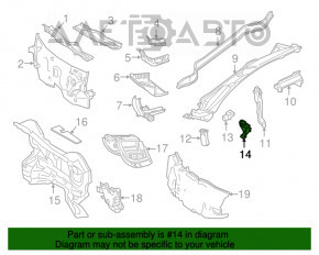 Mercedes GLA 14-20 Air Quality Sensor Bracket