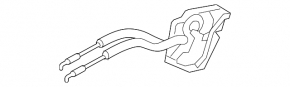 Rear right door lock Mazda3 MPS 09-13
