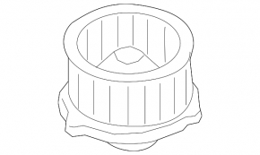 Motor fan heater Mazda 3 19- Mexico built