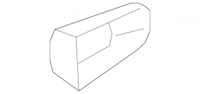 Plug outer handle front left Ford Escape MK3 13-19 structure