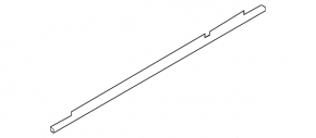 Inner glass seal for the rear right door of a Mazda 6 18-21