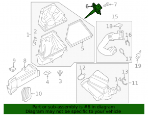 Air flow meter BMW 3 G20 19- 2.0T