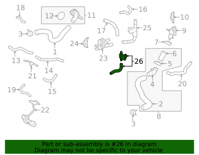 Toyota Venza Cooling System Valve 21-