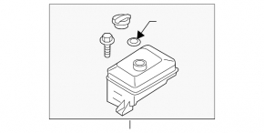 Coolant expansion tank Kia Optima 16-