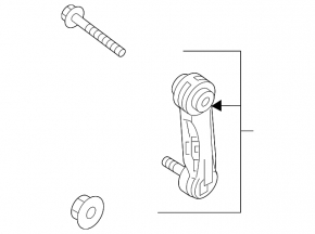 Rear right stabilizer link Polestar 2 21-25