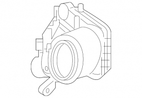 Air duct for compressor Volvo XC60 18-21 T6 assembled 2 parts