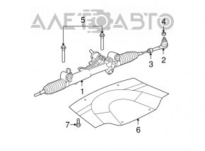 Engine protection Dodge Challenger - 15-17 rest worn