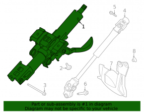 Nissan Ariya 23-25 Steering Column Manual