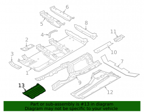 Underbody protection medium BMW 5 G30 17-23