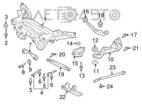 Nissan Rogue 14-20 Rear Differential Bracket