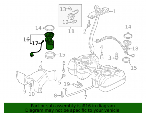 Fuel pump petrol pump VW Taos 22-25