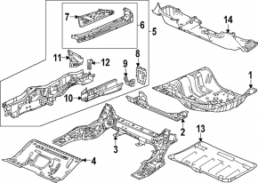 Trunk trough Honda Civic XI FE/FL 22-26 5d