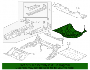 Trunk trough Honda Civic XI FE/FL 22-26 5d