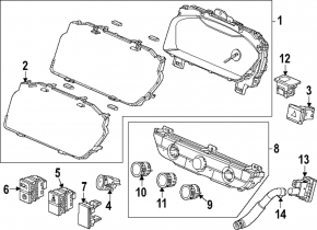 Instrument cluster Honda CRV 23-