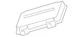 Cadillac CTS 16 Underhood Fuse Box Cover