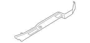 Right hood-fender seal for Kia Sorento 10-15