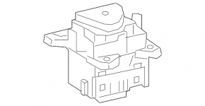 Lexus UX250h 19-24 HOLD, EV MODE center console button block