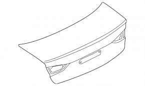 Audi A3 22-26 trunk lid