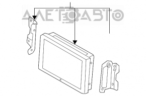Monitor Hyundai Azera 12-17 poke