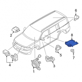 OCCUPANT MODULE Ford Flex 13-